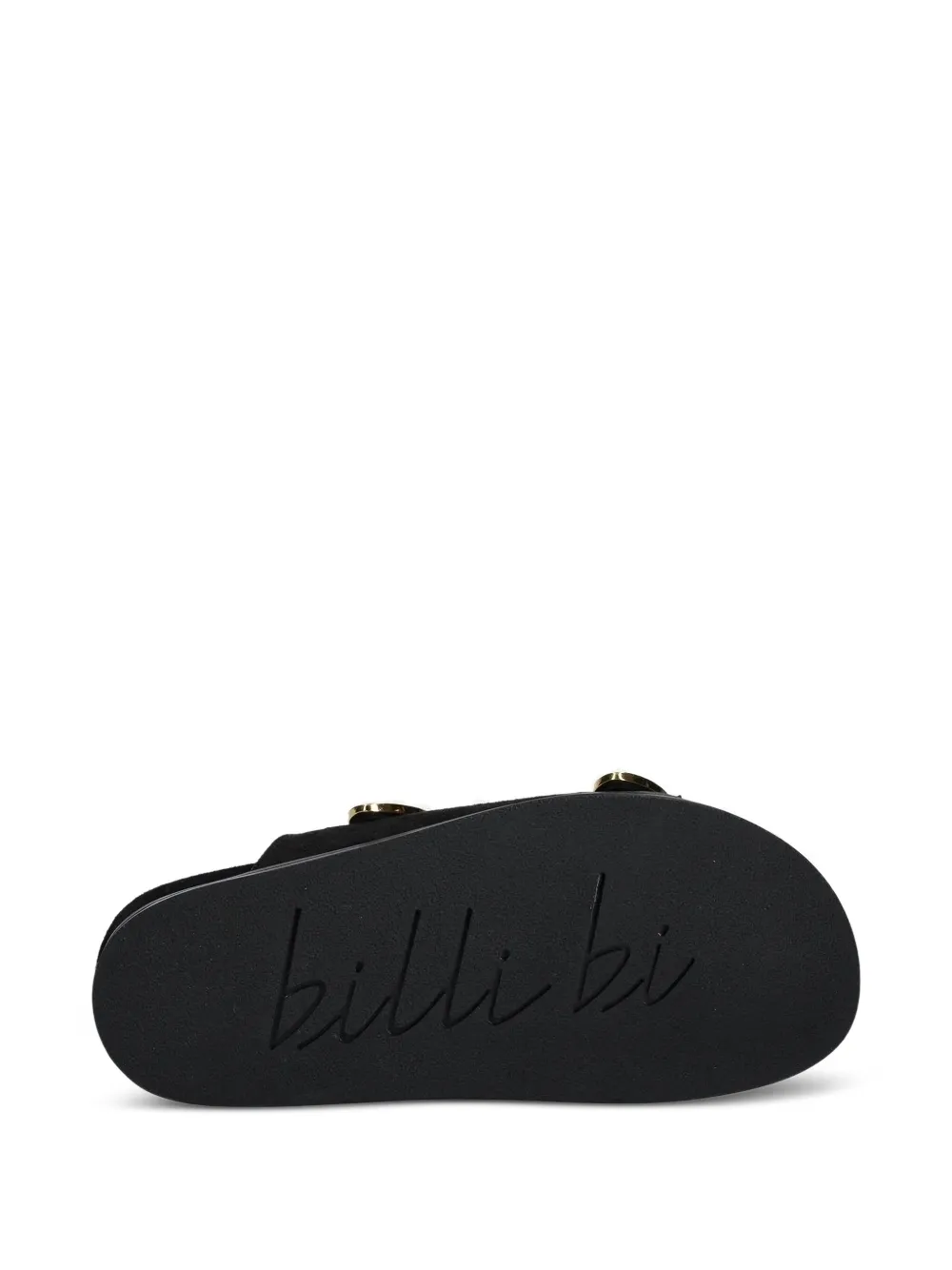 BILLI BI double buckle slides Black