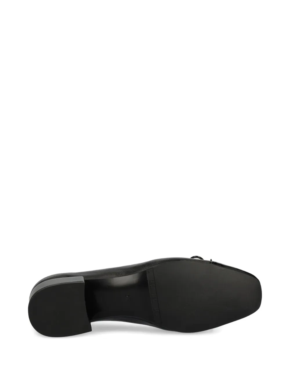 BILLI BI 40 mm pumps met blokhak en strikdetail Zwart