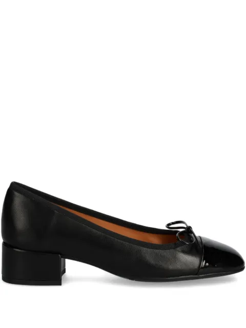 BILLI BI 40mm bow-detail block-heel pumps