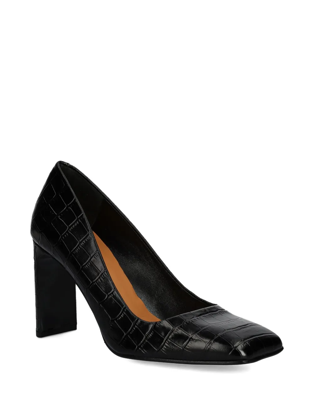 BILLI BI 70mm crocodile-embossed heeled pumps | Heeled Pumps | Image 2