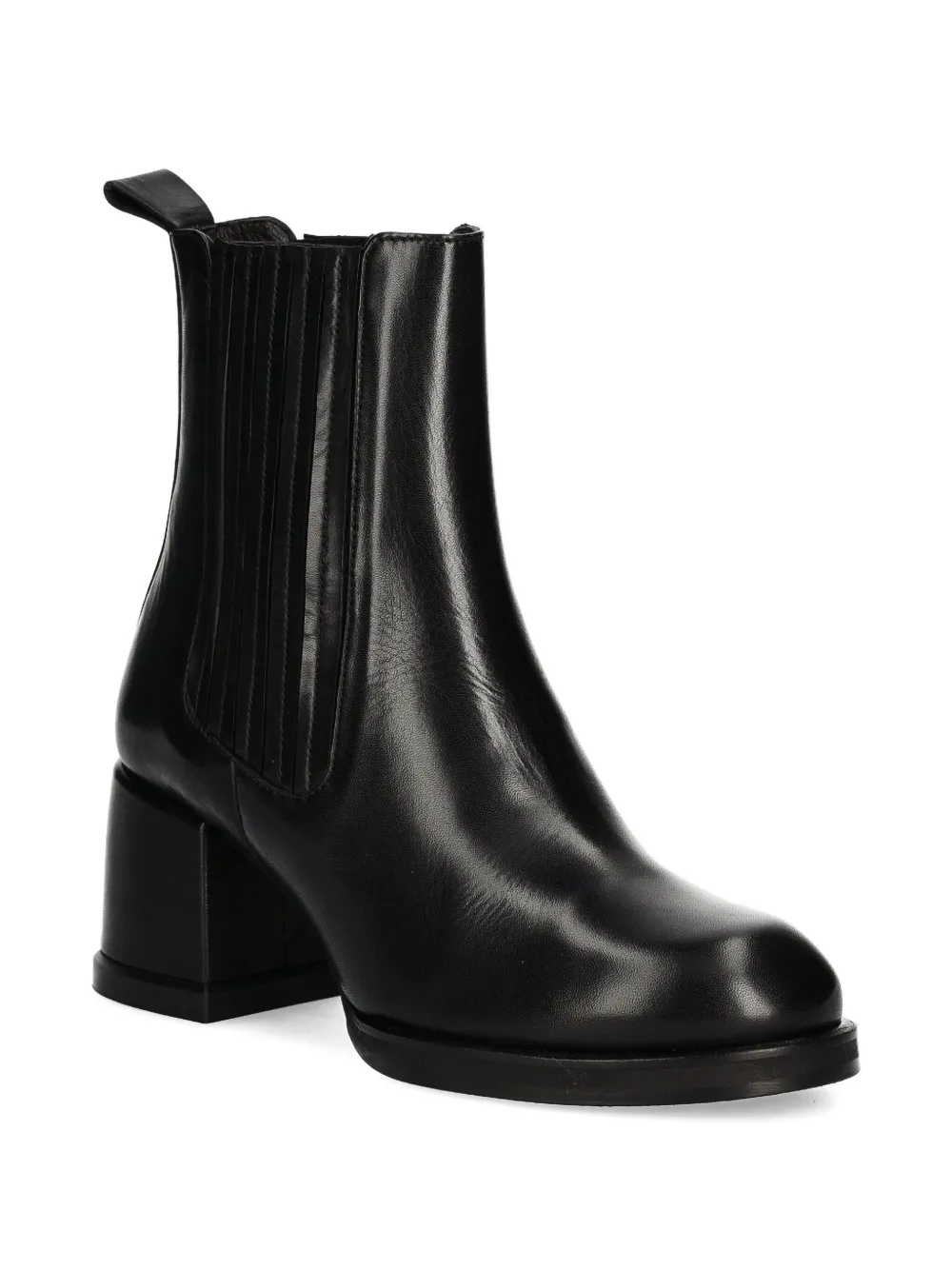 BILLI BI 60 mm leren laarzen met blokhak Zwart