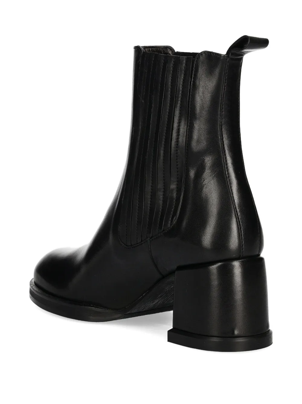BILLI BI 60 mm leren laarzen met blokhak Zwart