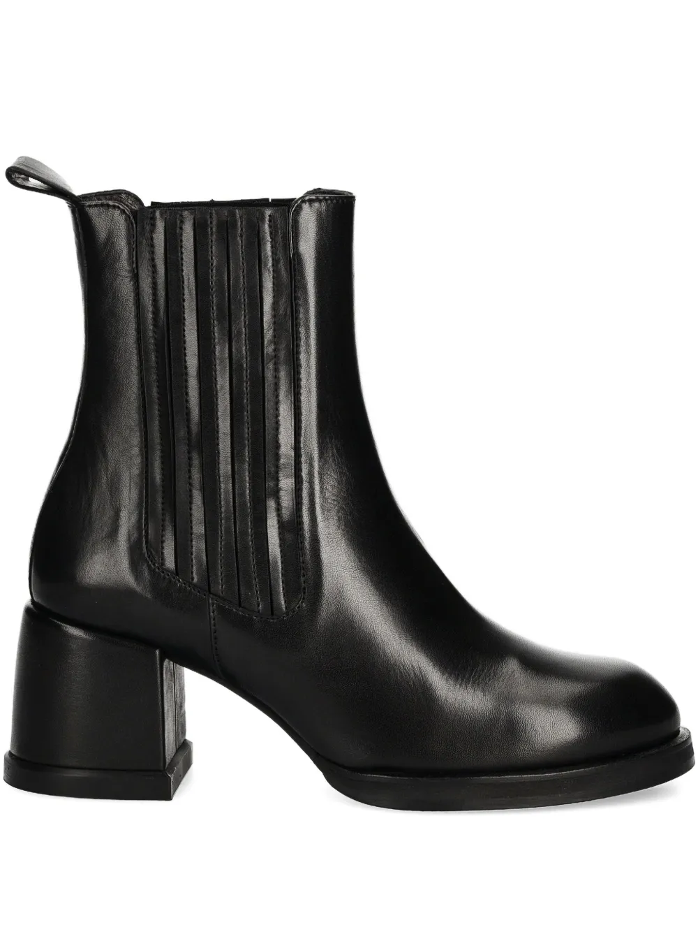 BILLI BI 60 mm leren laarzen met blokhak Zwart