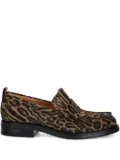 BILLI BI leopard-print loafers - Brown