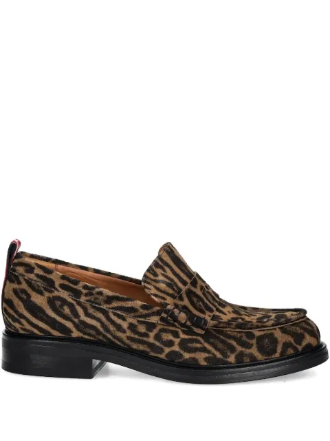 BILLI BI leopard-print loafers