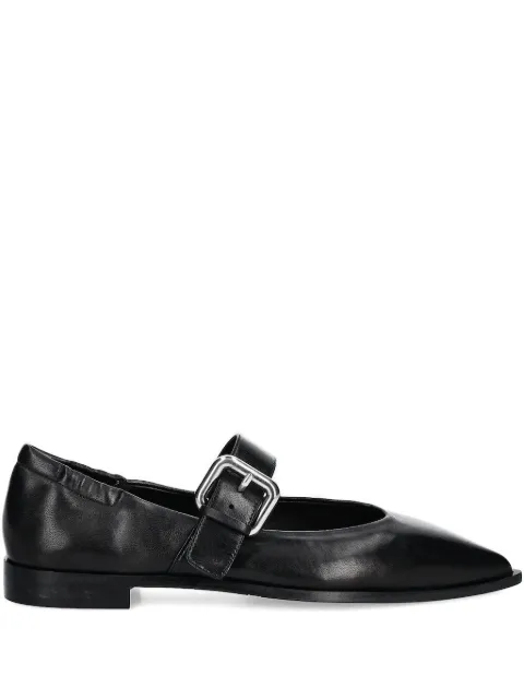 BILLI BI pointed-toe buckle flat pumps