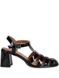 BILLI BI A8343 block-heel caged sandals - Black