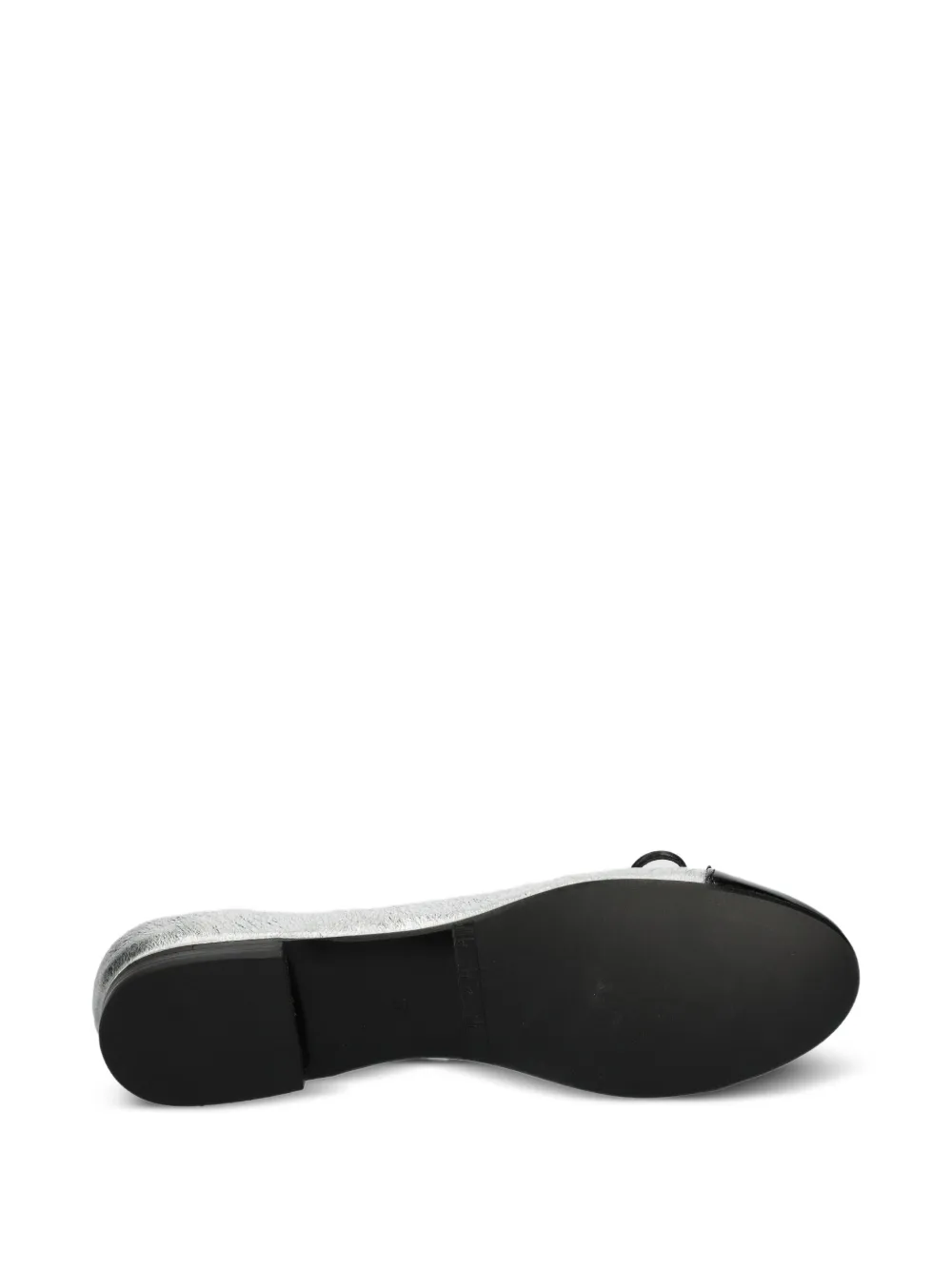 BILLI BI Metallic ballerina's met strik Zilver