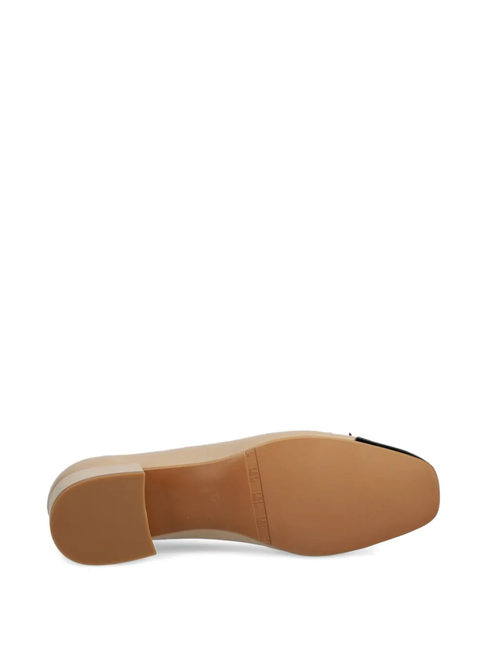 Billi Bi 35mm Bow-detail Block-heel Pumps In Brown