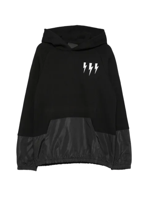 Neil Barrett Kids Thunderbolt-print hoodie