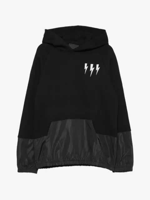Neil Barrett Kids Thunderbolt-print hoodie