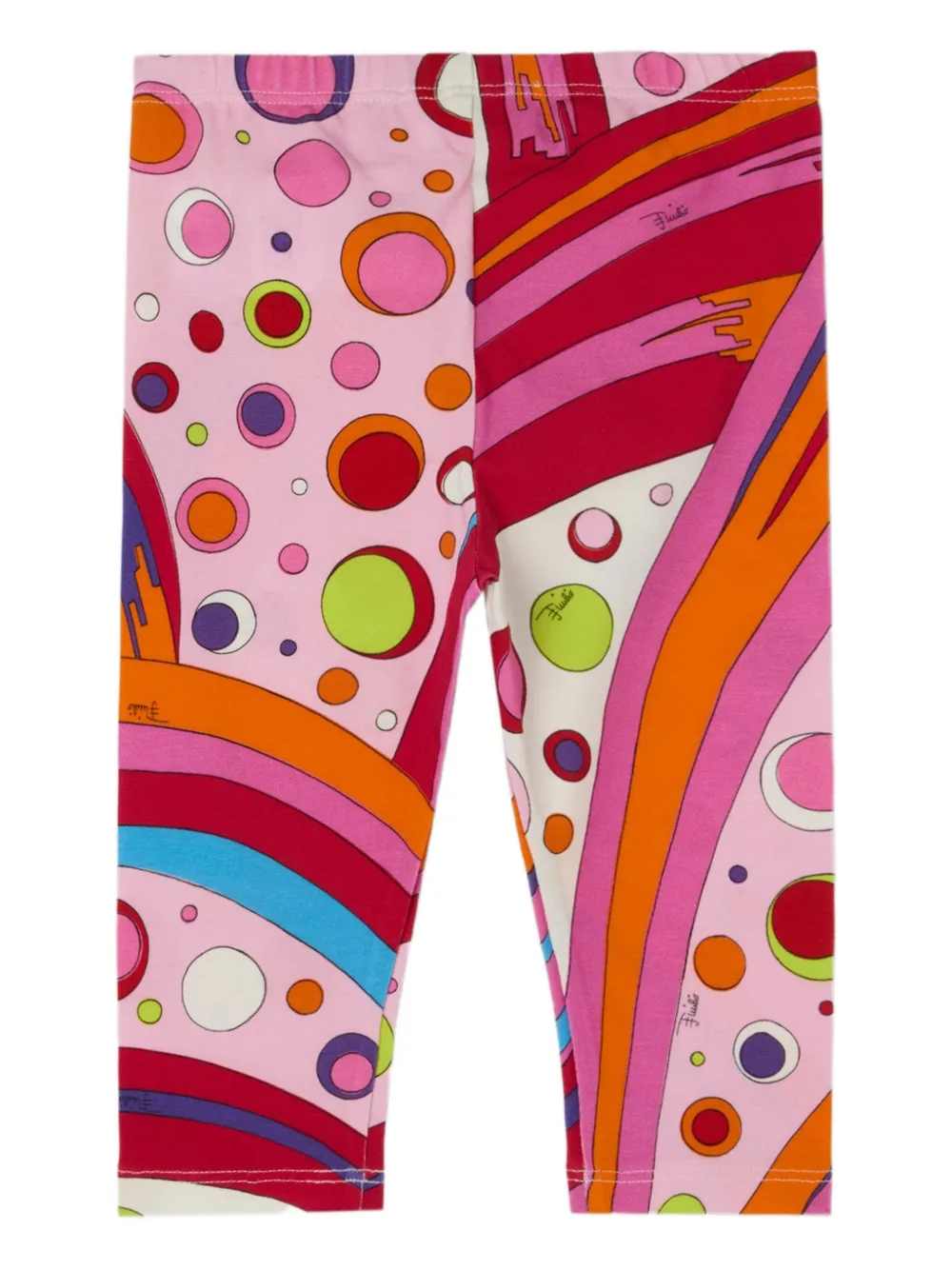 PUCCI Junior Fontane legging met abstracte print Roze