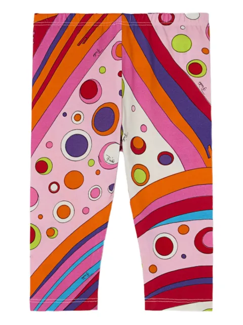 PUCCI Junior Fontane abstract-print leggings