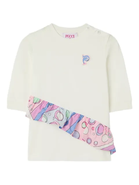 PUCCI Junior Fontane-print jersey dress 