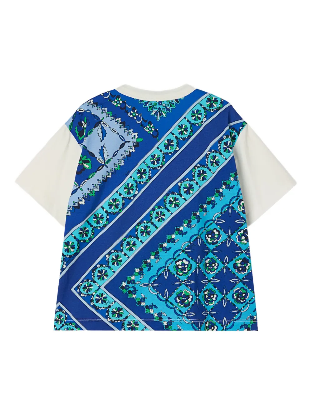 PUCCI Junior T-shirt met geborduurd logo Wit
