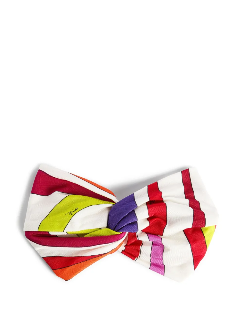 PUCCI Junior knotted Irirde-print headband | Hair Bands & Head bands | Image 2