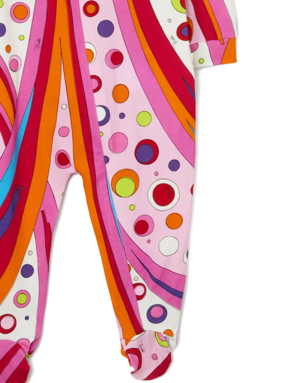 PUCCI Junior Romper met Fontane-print Roze