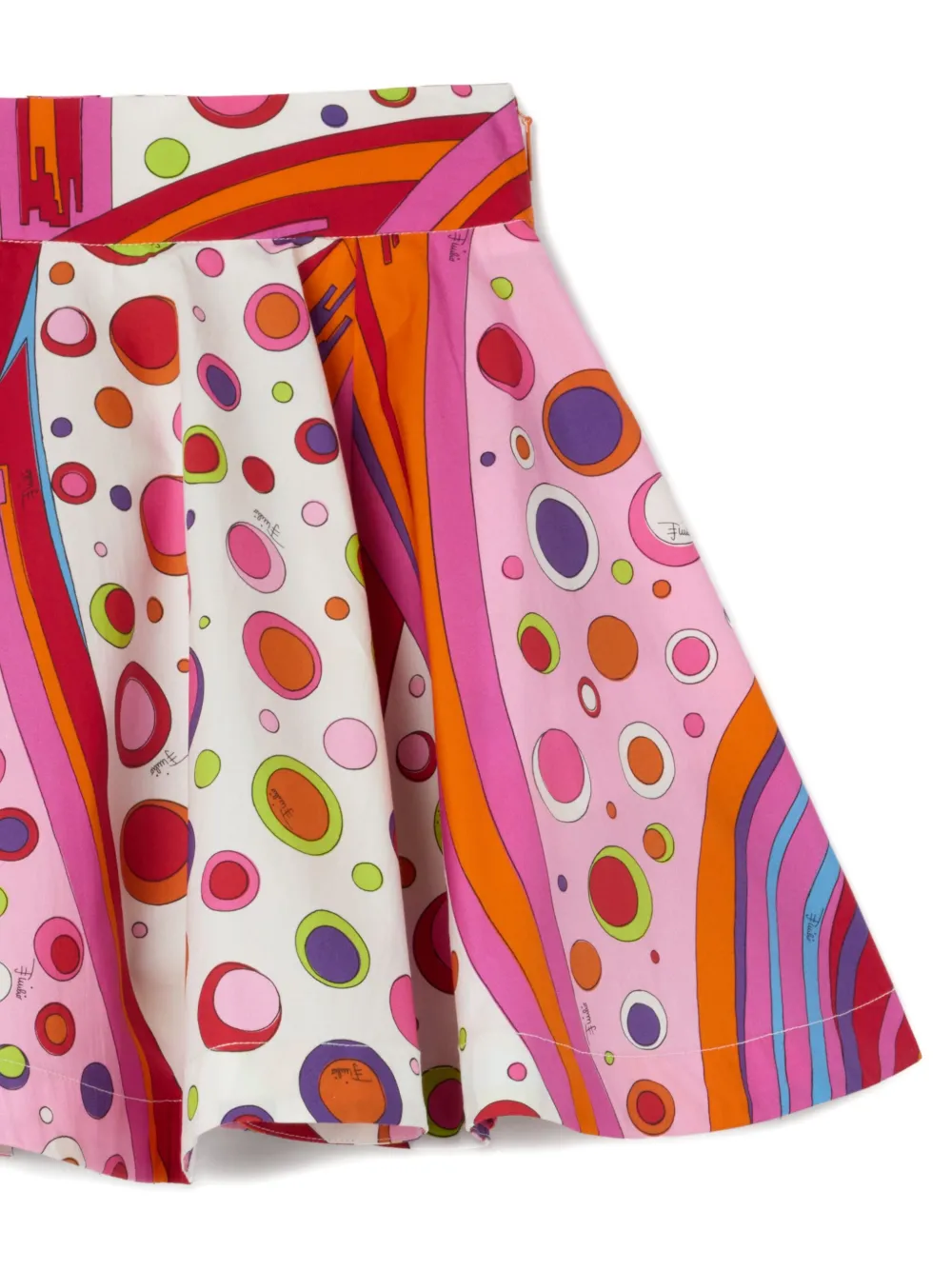PUCCI Junior Rok met Fontane-print Roze