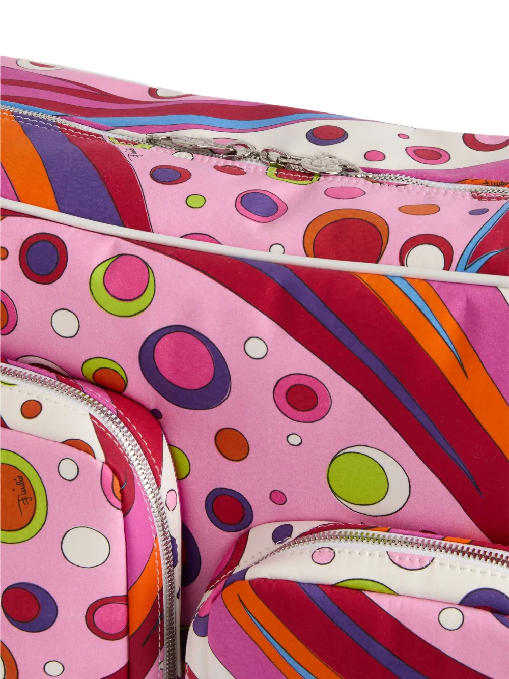 PUCCI Junior Luiertas met Fontane-print Roze