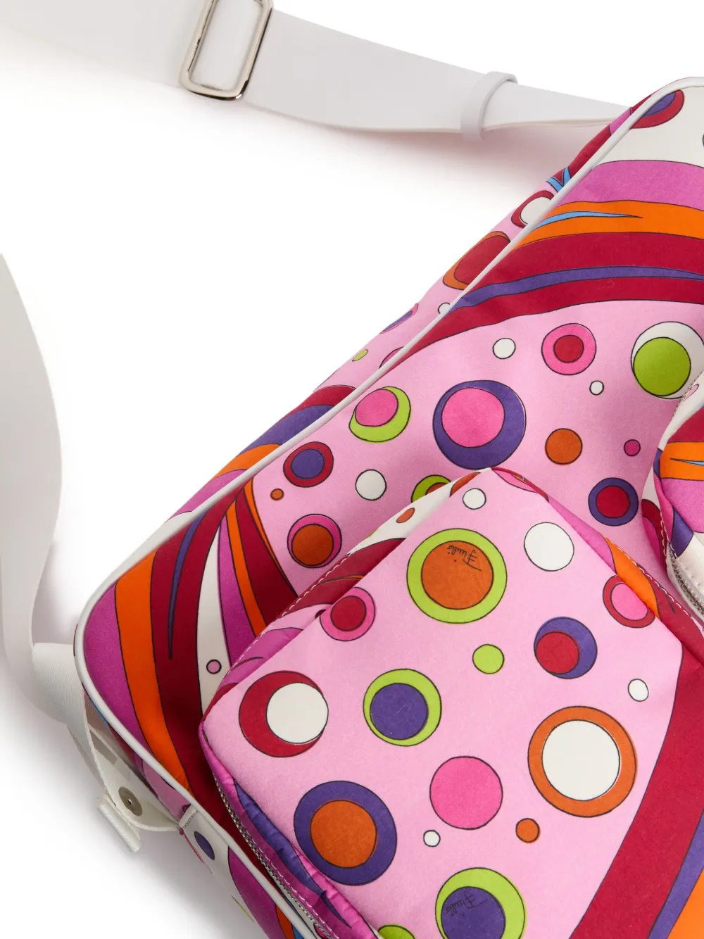 PUCCI Junior Luiertas met Fontane-print Roze