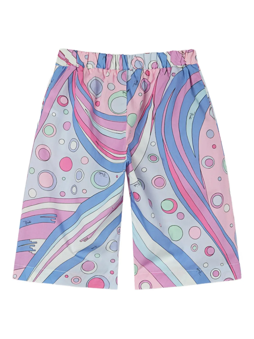PUCCI Junior Fontane アブストラクトパターン キュロット - ピンク PUCCI Junior Fontane アブストラクトパターン キュロット - ピンク