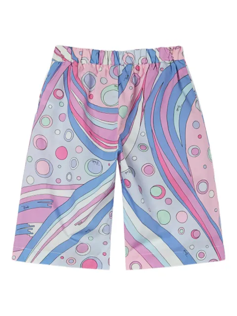 PUCCI Junior Fontane abstract-print culottes