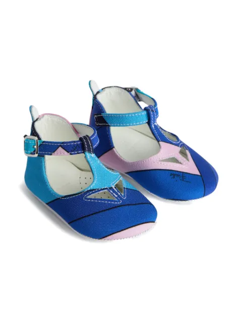 PUCCI Junior Iride-print ballet flats