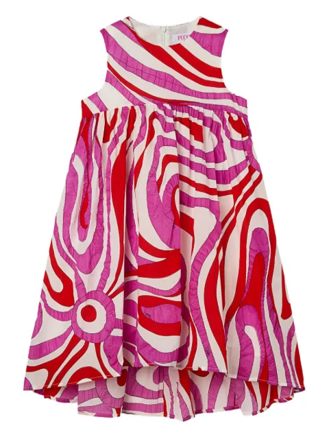 PUCCI Junior Marmo-print sleeveless dress