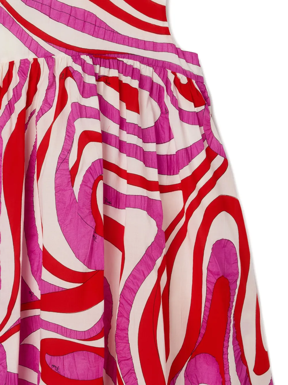 PUCCI Junior Mouwloze jurk Wit