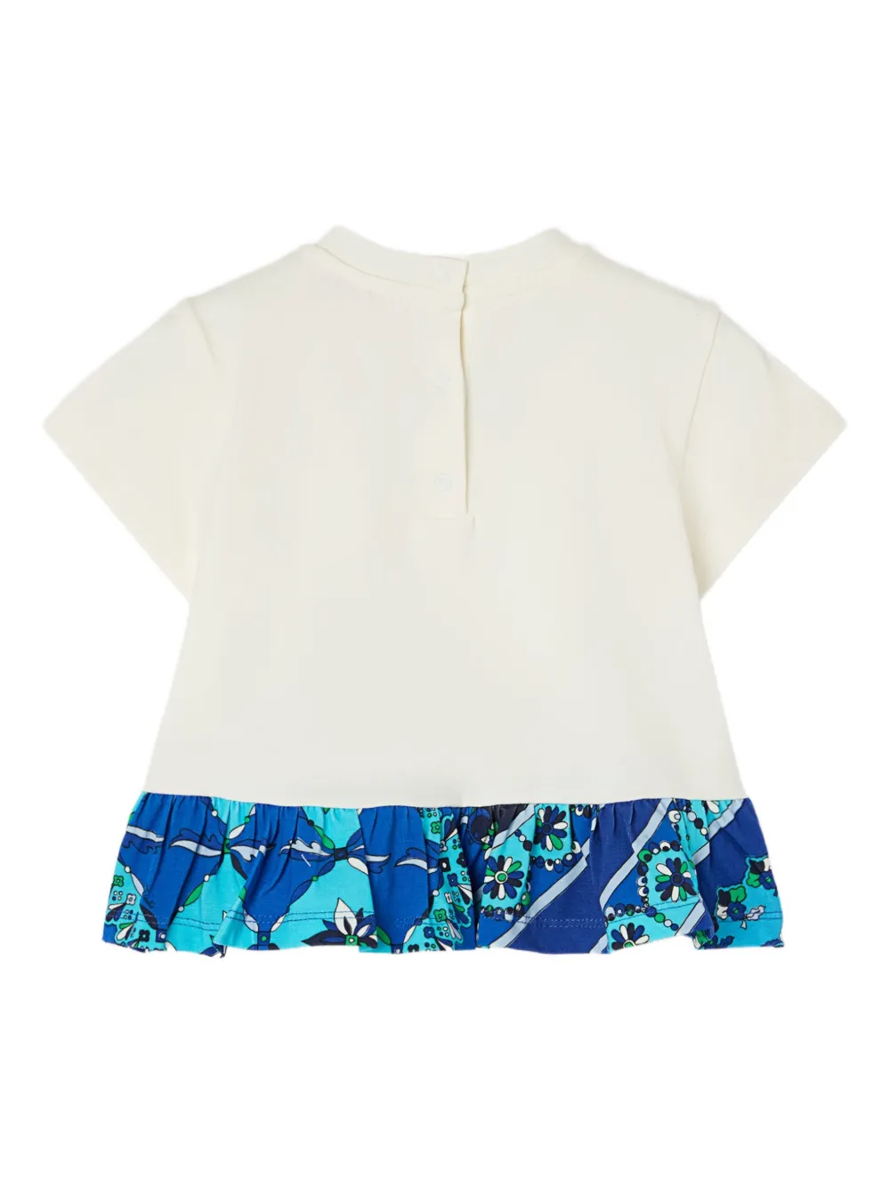 PUCCI Junior graphic-print ruffled T-shirt | Baby T-Shirts | Image 2