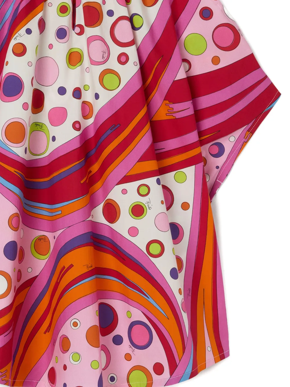PUCCI Junior Jurk met Fontane-print Roze