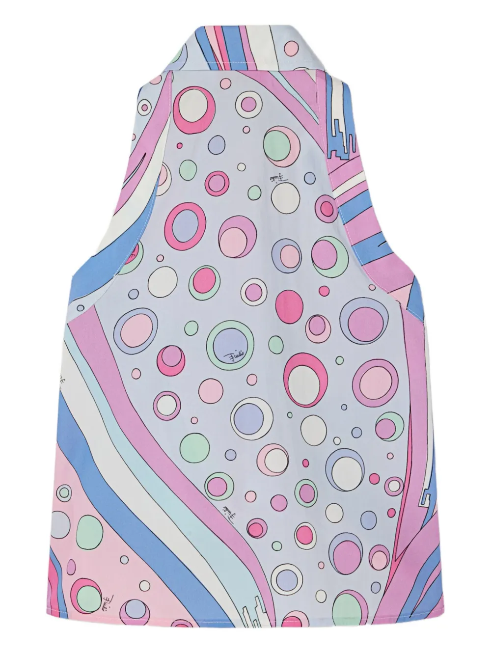 PUCCI Junior Fontane-patterned sleeveless shirt | Chemises | Image 2