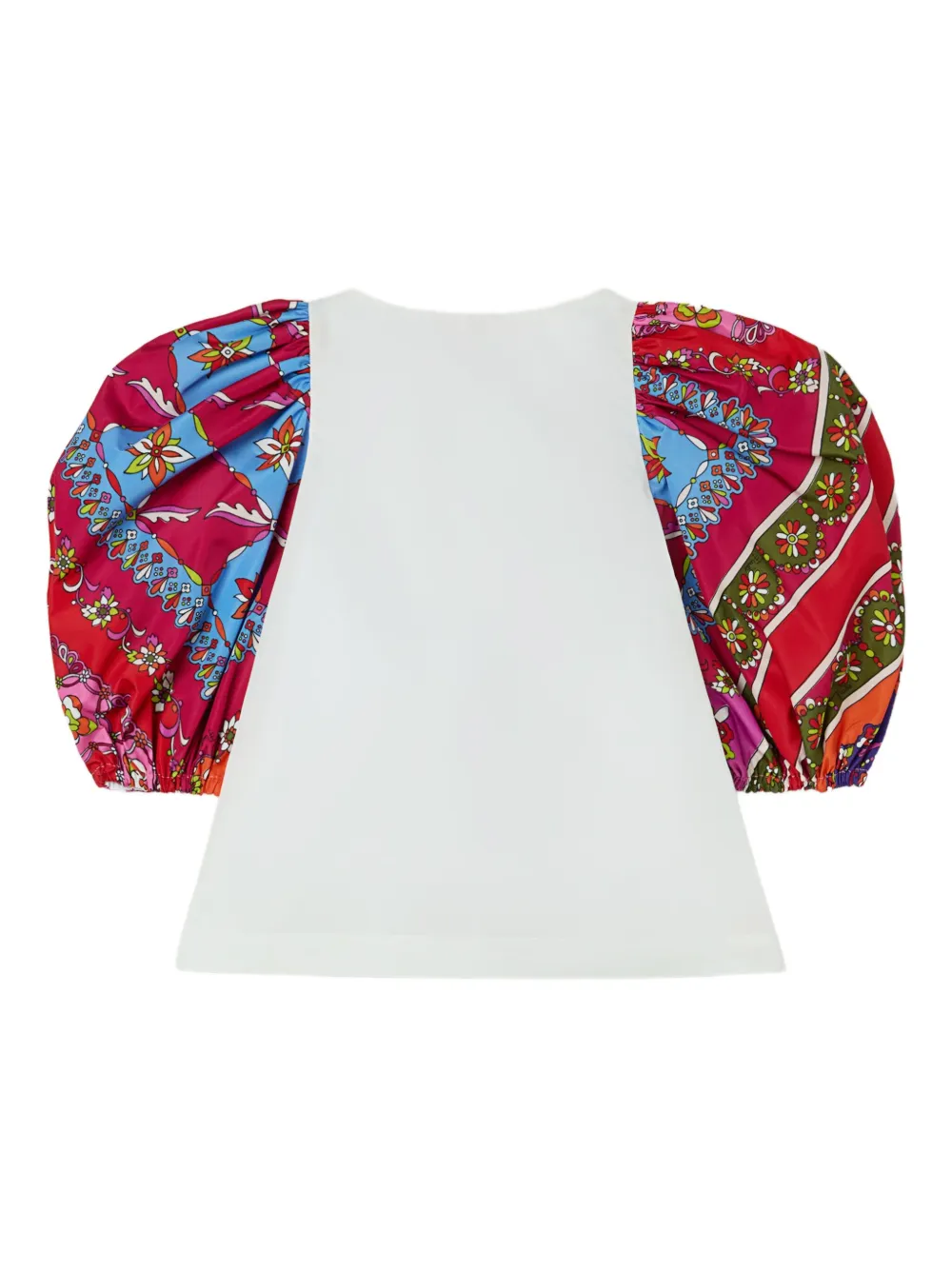 PUCCI Junior puff-sleeve Iride-patterned top | Chemises | Image 2