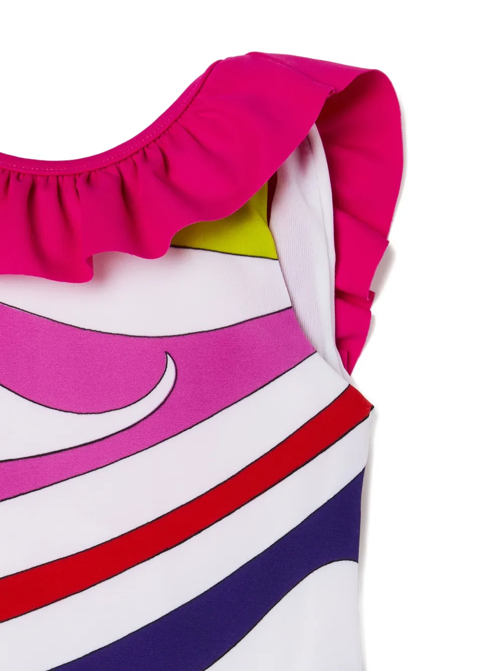 PUCCI Junior Marmo-print ruffled swimsuit | Maillots de bain | Image 2