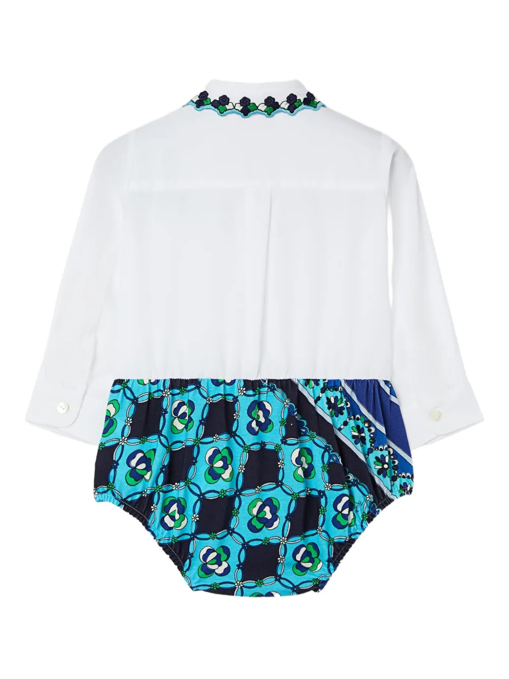 PUCCI Junior scalloped-collar romper | Rompers | Image 2