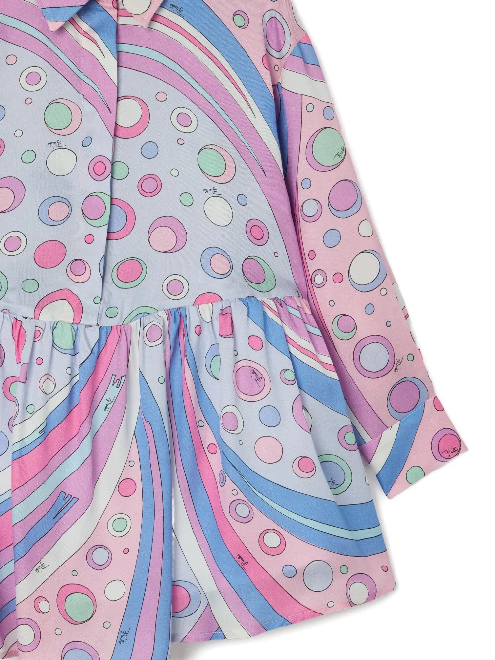 PUCCI Junior Blousejurk met Fontane-print Roze