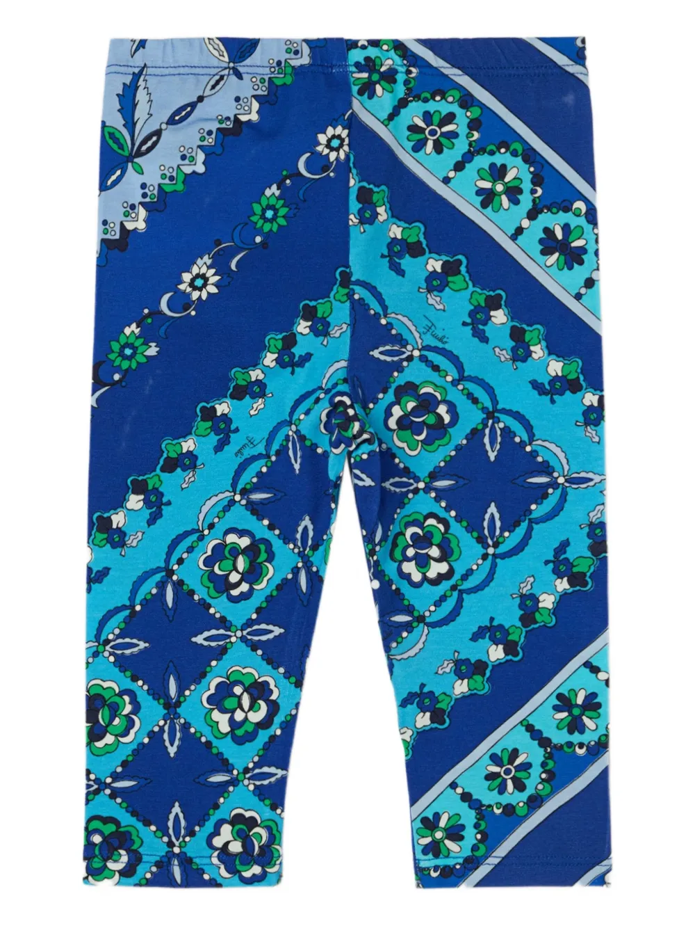 PUCCI Junior Legging met print Blauw