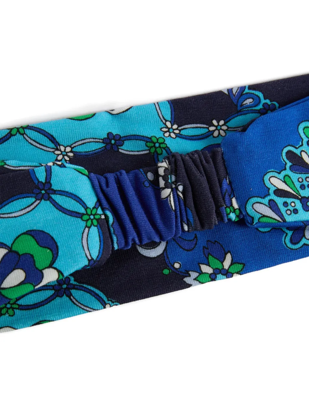 PUCCI Junior Festa print hairband Blauw