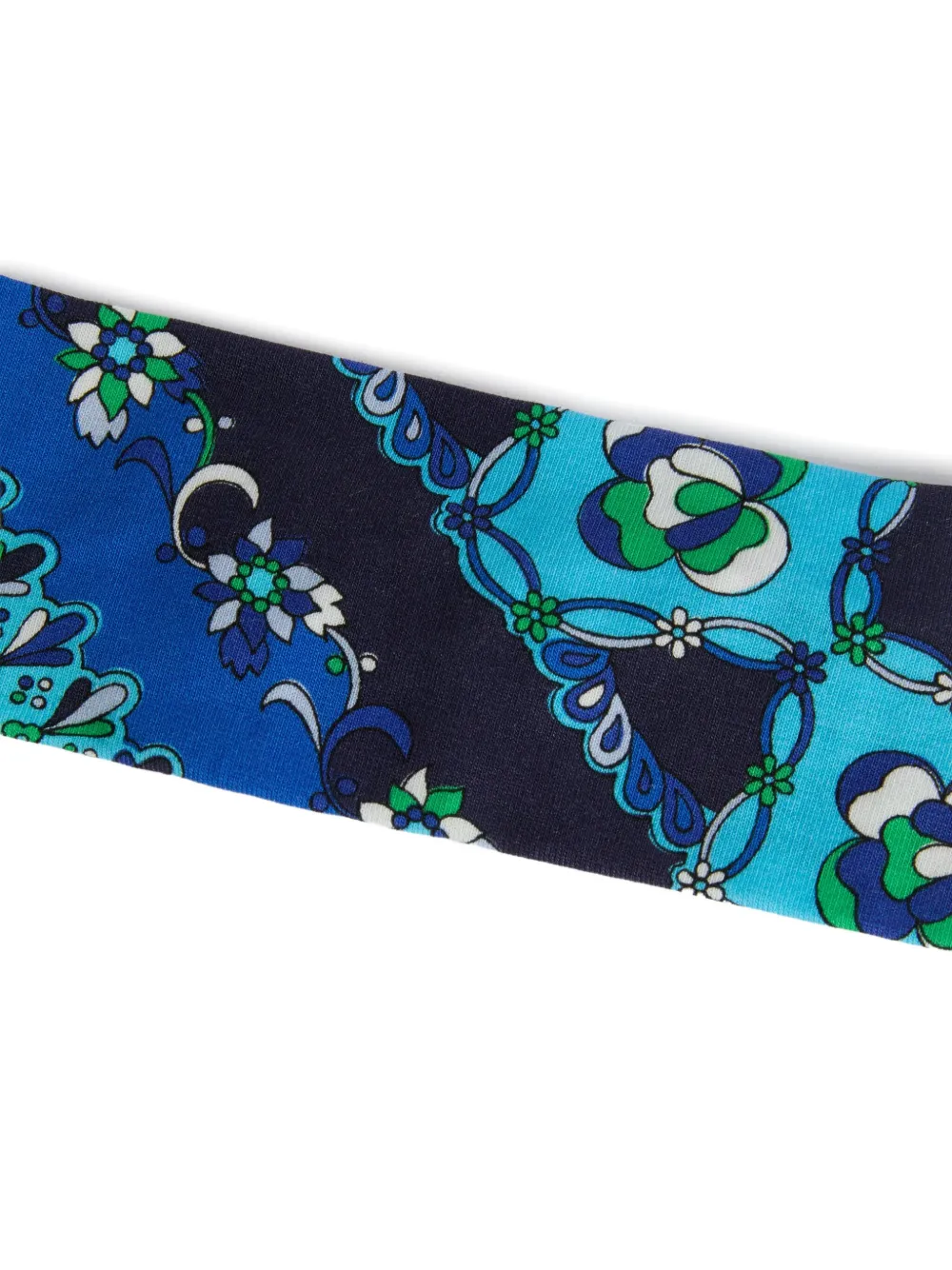 PUCCI Junior Festa print hairband Blauw