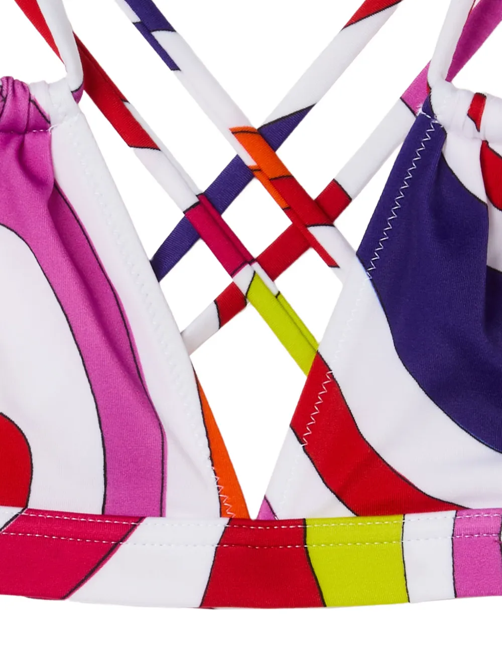 PUCCI Junior Marmo-print cross-back bikini | Bikinis & Tankinis | Image 2