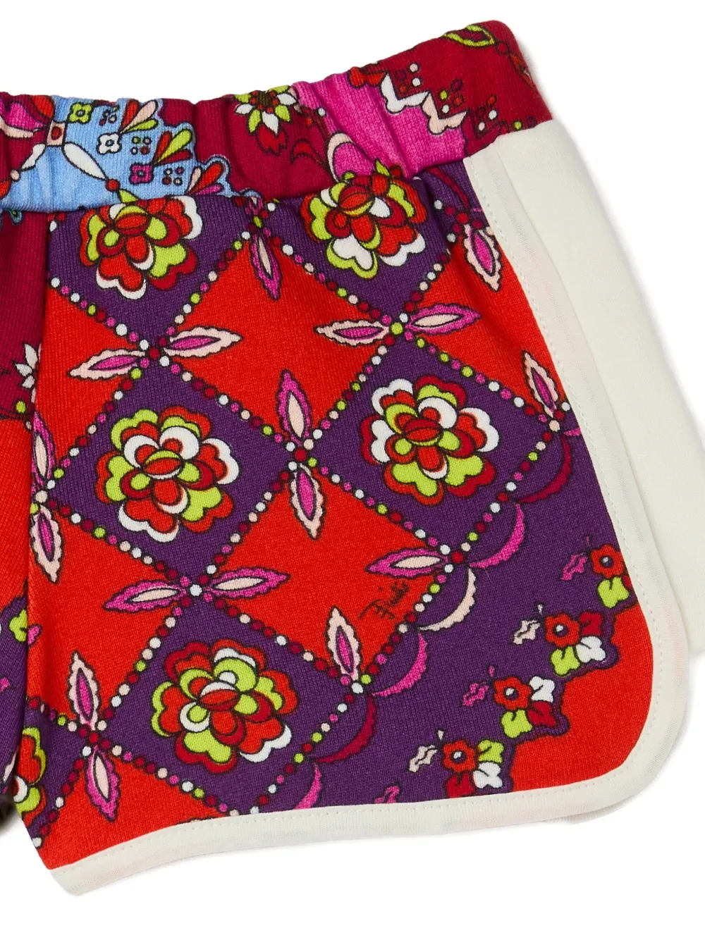 PUCCI Junior Festa-print patchwork shorts | Smart Shorts | Image 2