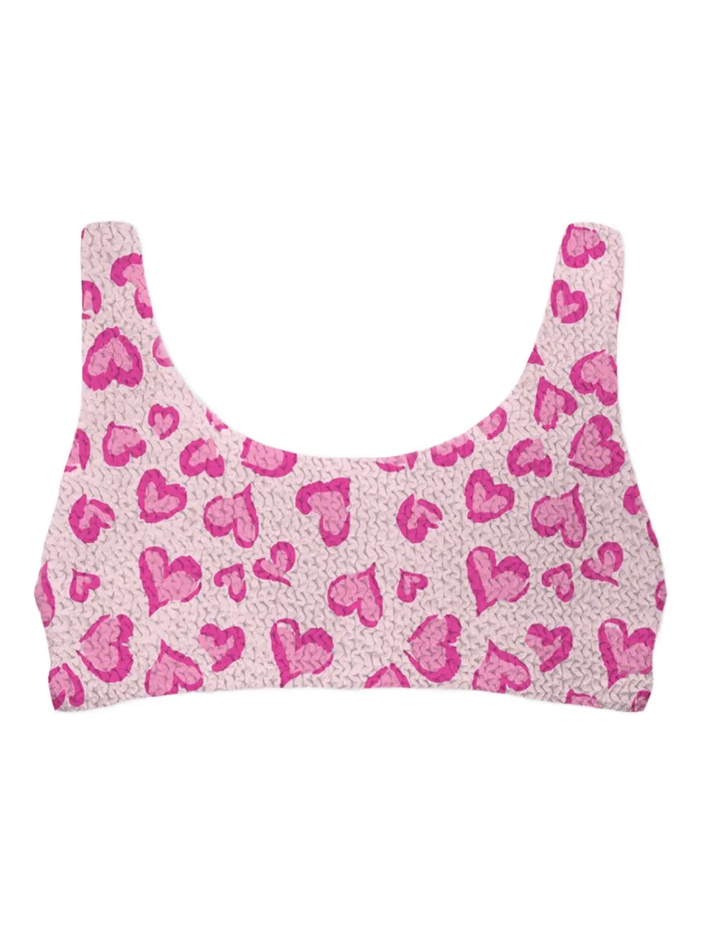 MC2 Saint Barth Kids Bikini met hartprint Roze