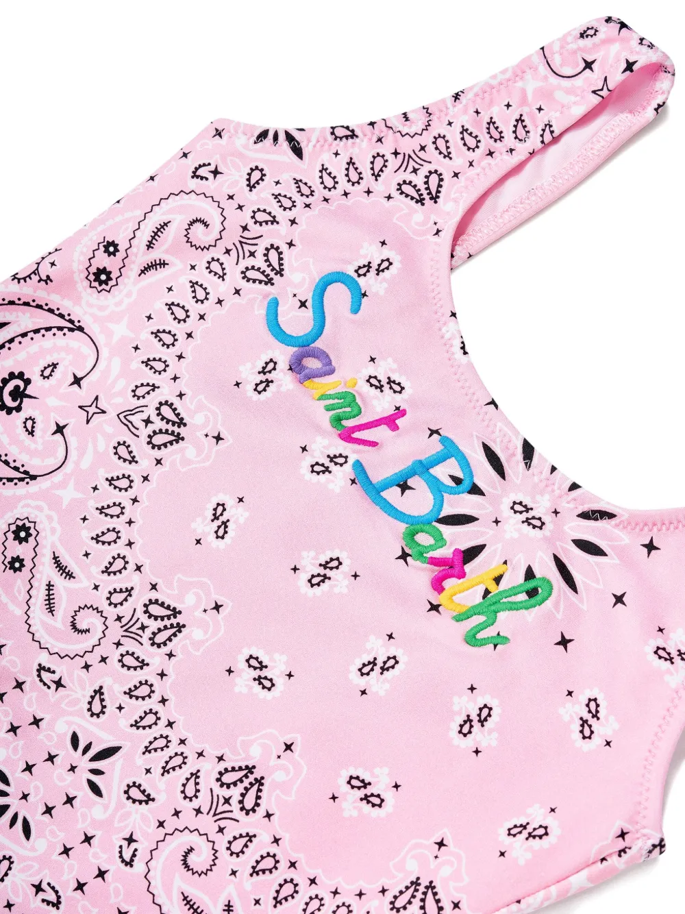 MC2 Saint Barth Kids bandana-print swimsuit Roze