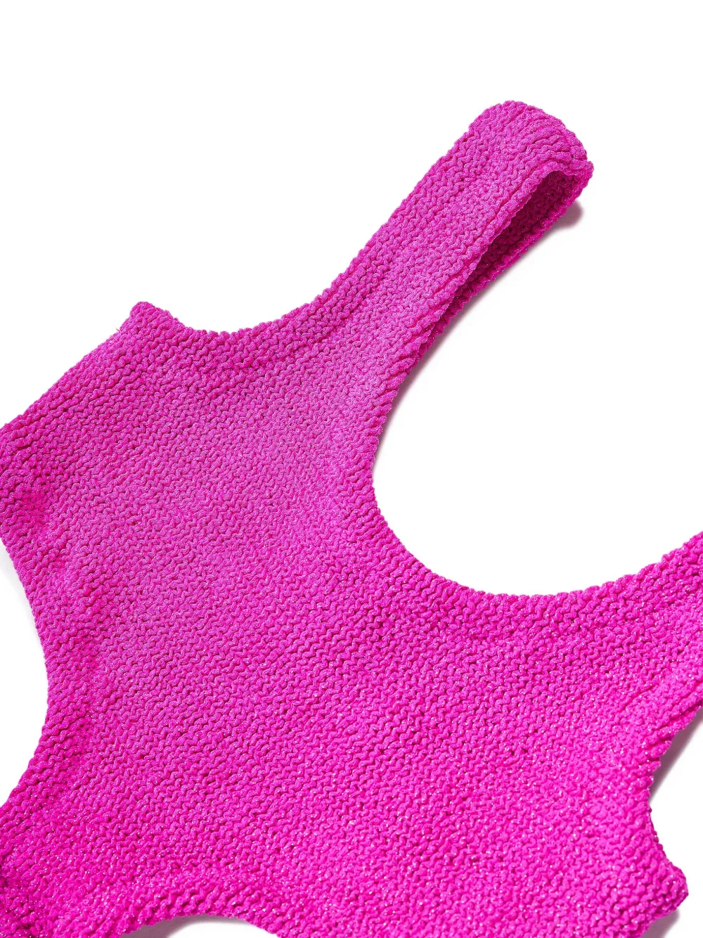 MC2 Saint Barth Kids cut-out knitted swimsuit Roze