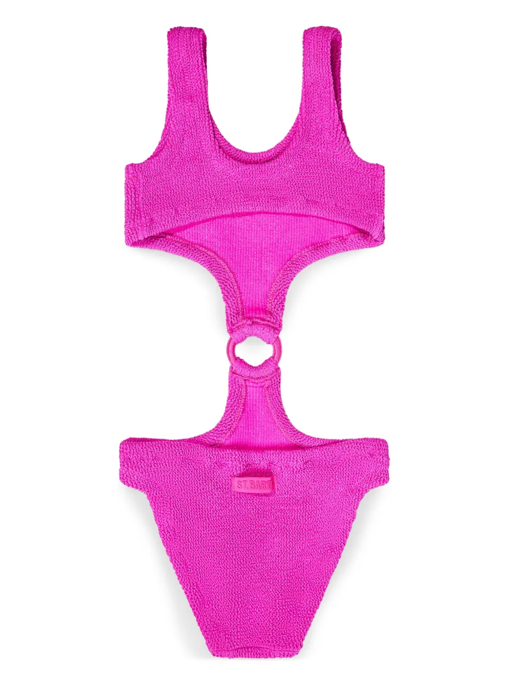 MC2 Saint Barth Kids cut-out knitted swimsuit Roze