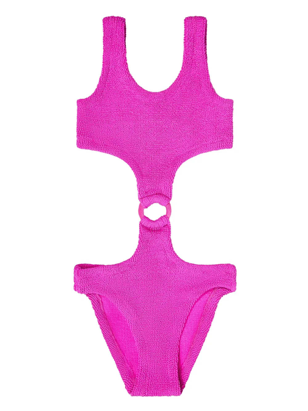 MC2 Saint Barth Kids cut-out knitted swimsuit Roze