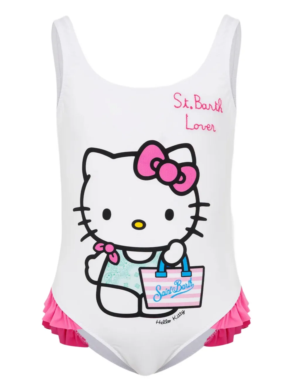 MC2 Saint Barth Kids x Hello Kitty Tiana badpak met print Wit
