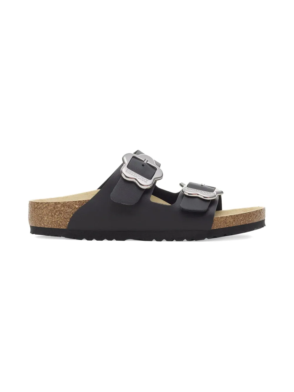 Birkenstock Kids double-buckle slide sandals Black
