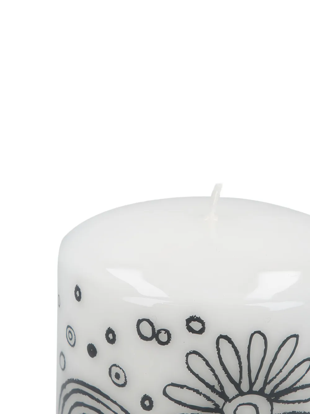 Graphic-Print Medium Candle (10cmx10cm)