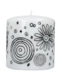 10 CORSO COMO graphic-print medium candle (10cmx10cm) - White